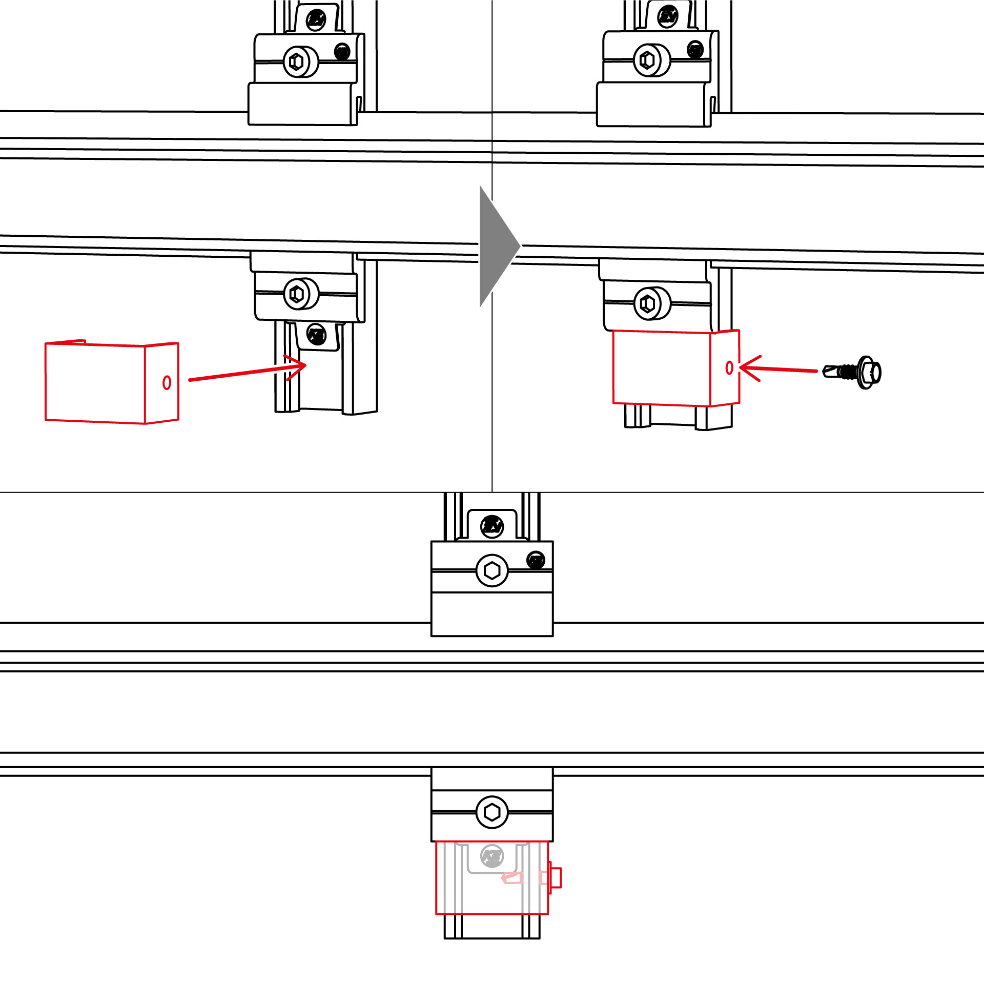 Rail AntiSlip Clip
