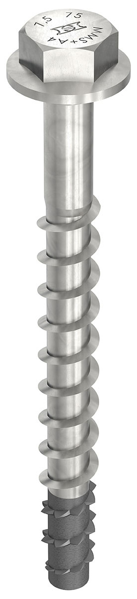 Concrete screw anchor MULTI-MONTI-plus SS A4 7.5x65