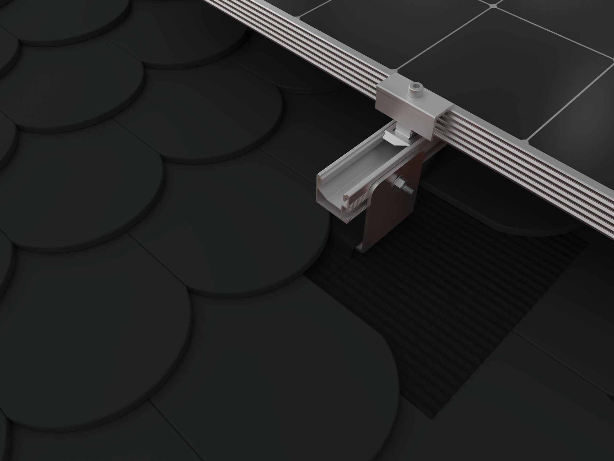 SingleHook FlatTile sheet metal
