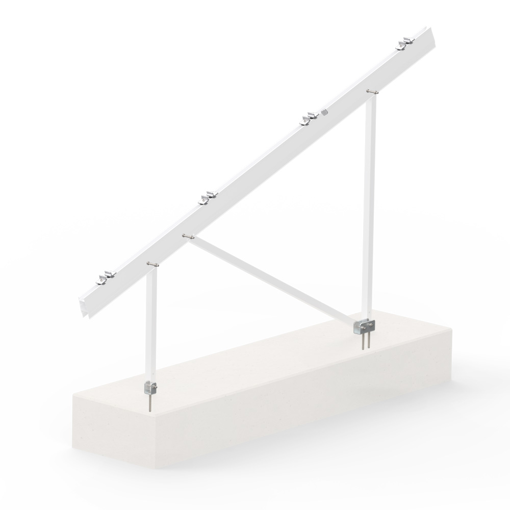 N-Rack Ground Kit fondamenta in calcestruzzo