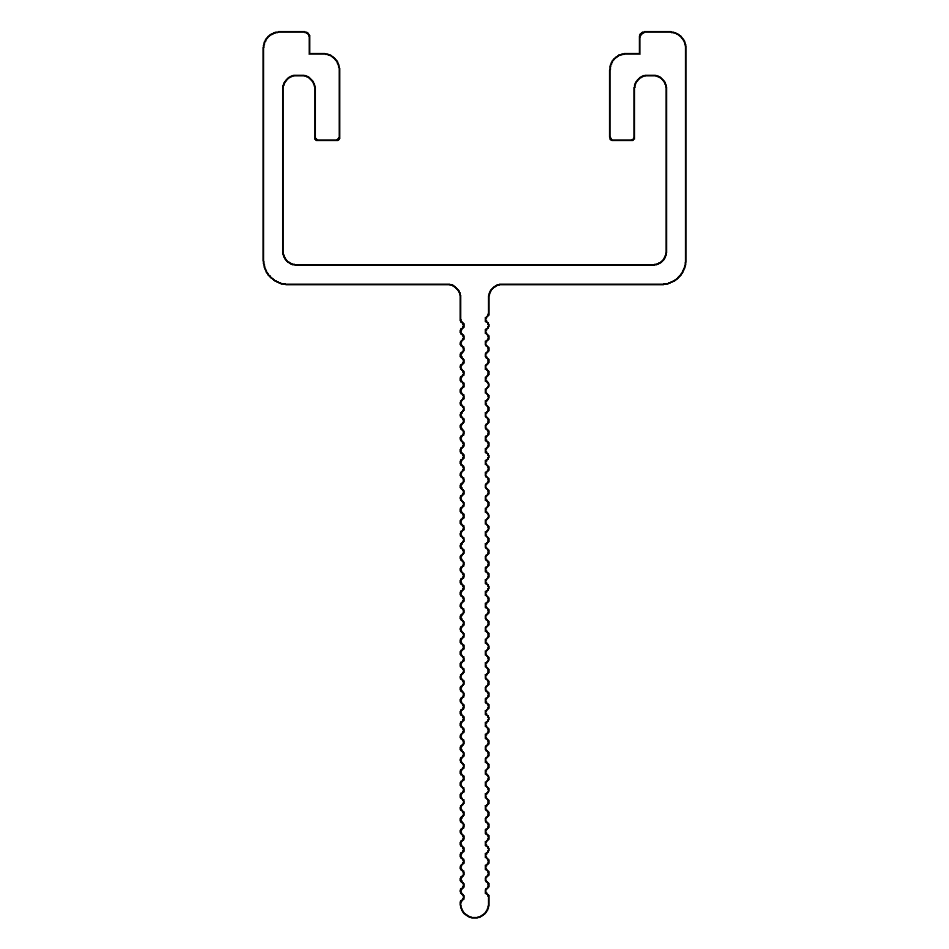 FacadeRail; 4.00 m