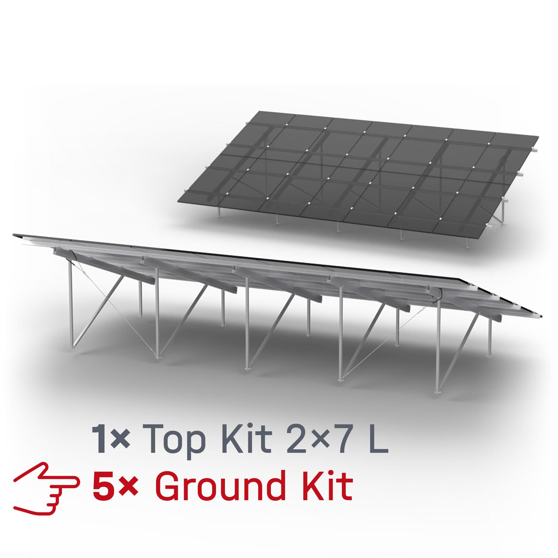 N-Rack Top Kit 2x7 L