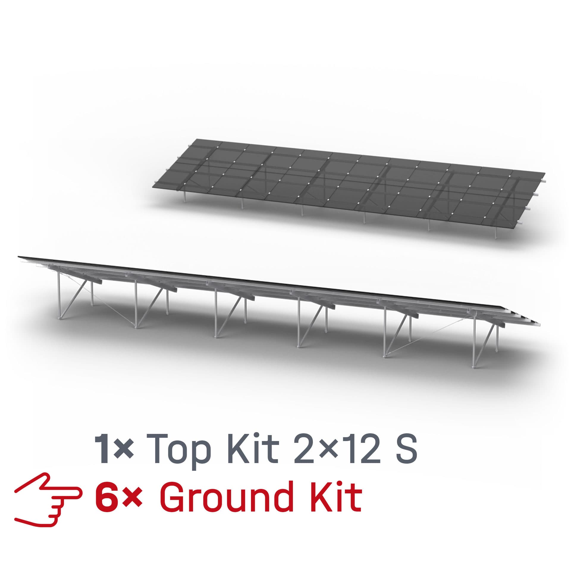  N-Rack Top Kit 2x12 S
