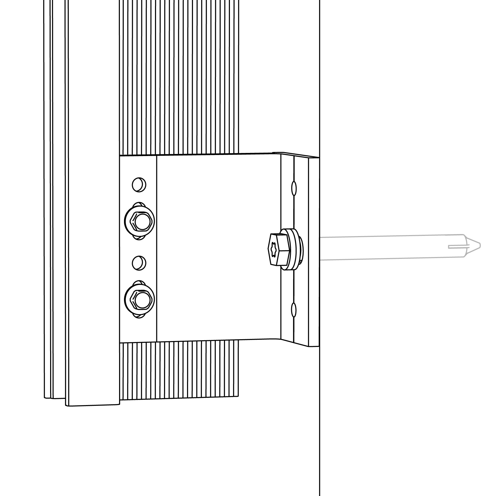 FacadeRail; 4.00 m