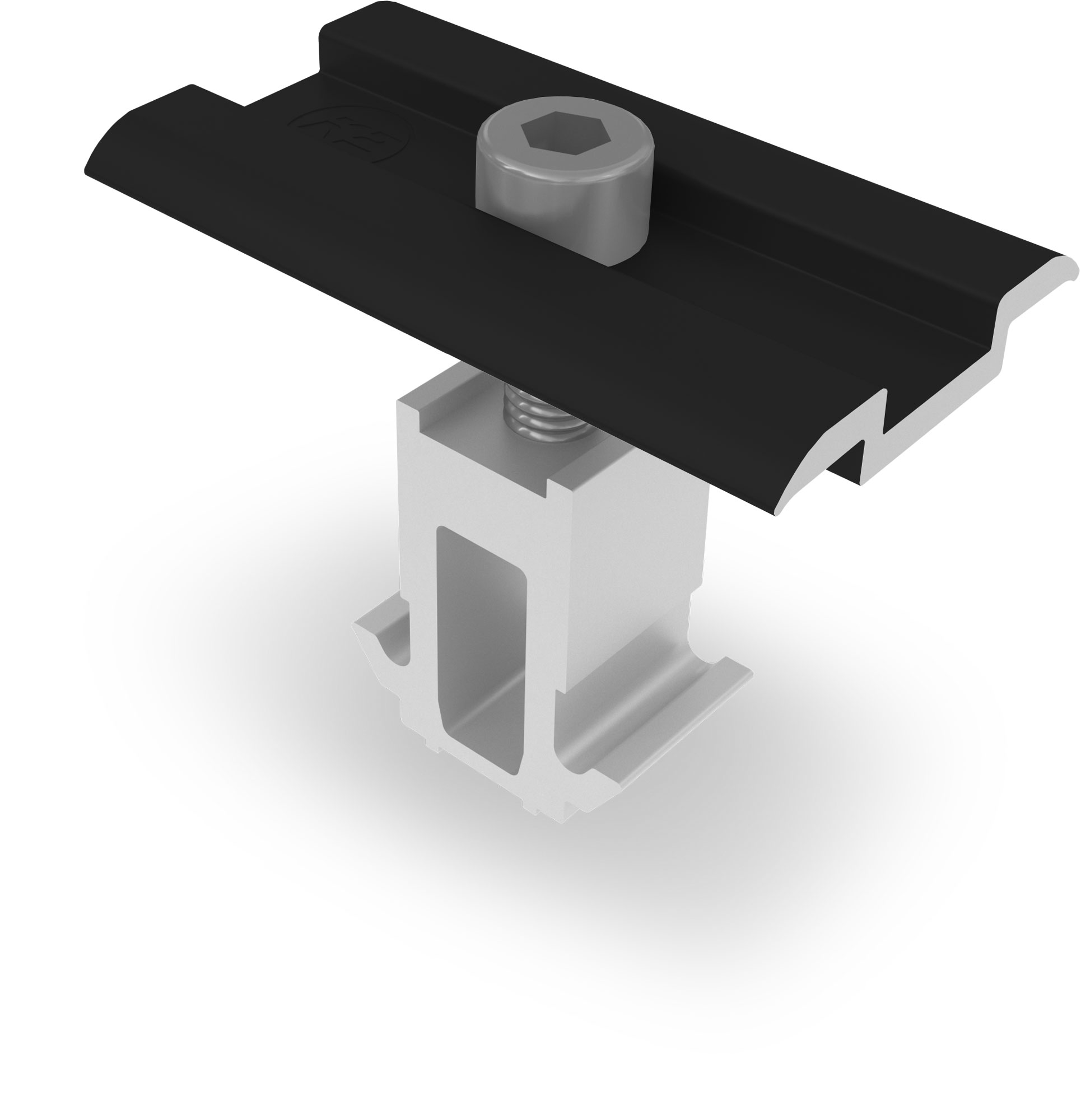 DomeClamp Middle Clamp 30-50 mm, black anodized